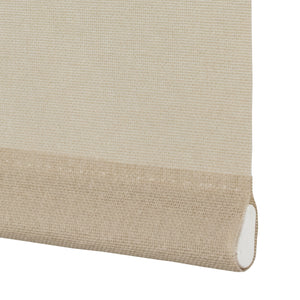 VIEWTEX Tenda a rullo traslucida Cotone (Cotone riciclato) Beige 150 X 250cm - Made in Europe - 5 anni di garanzia