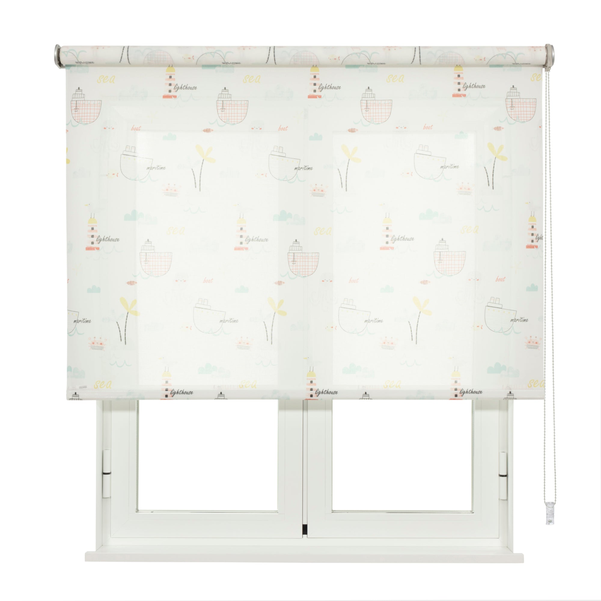 VIEWTEX Tenda a rullo Traslucida Sailor Bianco 165 X 250cm - Made in Europe - 5 anni di garanzia