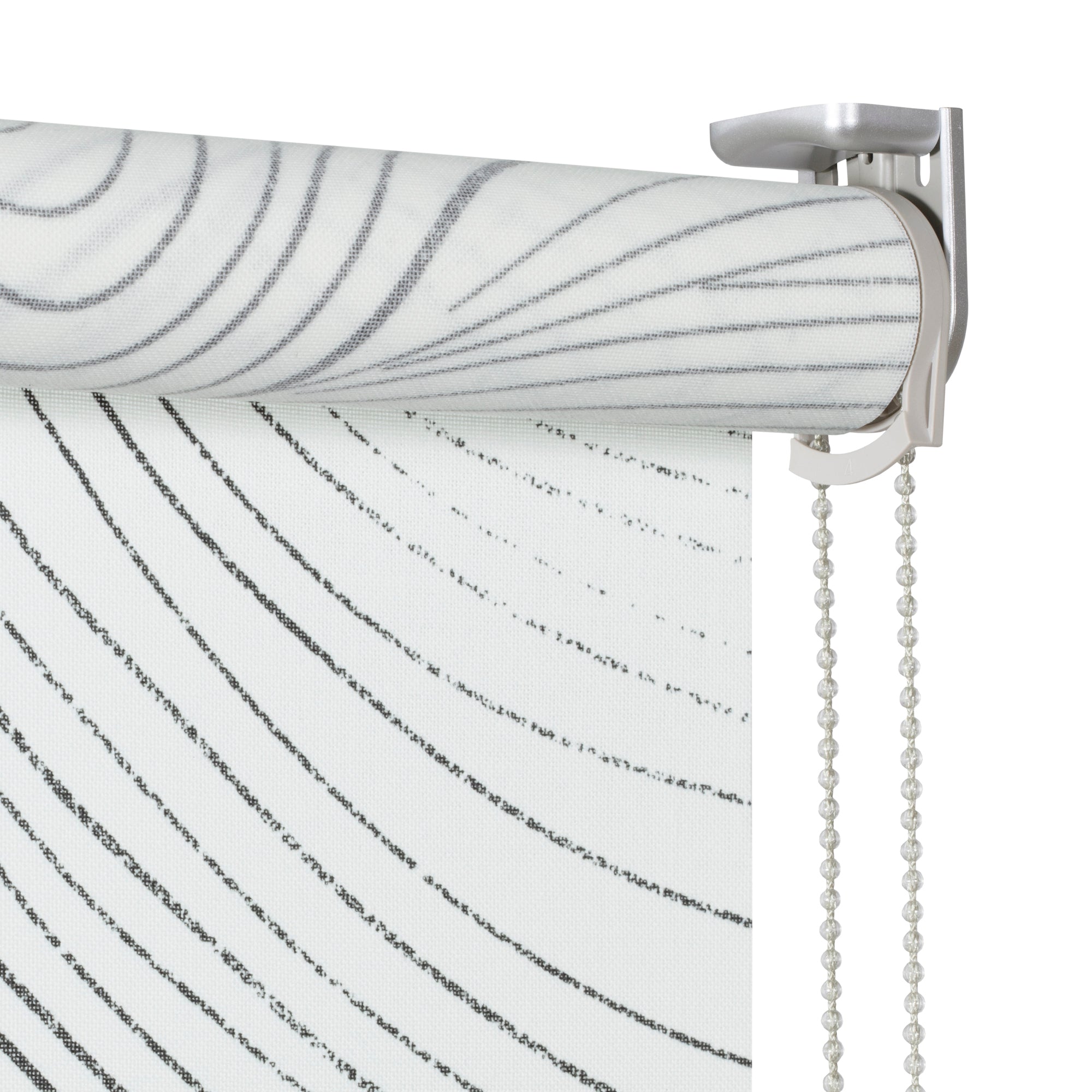 VIEWTEX Tenda a rullo Traslucida Waves Bianco 135 X 250cm - Made in Europe - 5 anni di garanzia