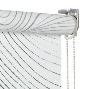 VIEWTEX Tenda a rullo Traslucida Waves Bianco 135 X 250cm - Made in Europe - 5 anni di garanzia