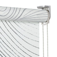 VIEWTEX Tenda a rullo Traslucida Waves Bianco 75 X 250cm - Made in Europe - 5 anni di garanzia