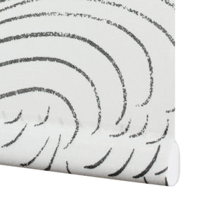 VIEWTEX Tenda a rullo Traslucida Waves Bianco 75 X 250cm - Made in Europe - 5 anni di garanzia