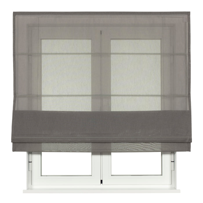 VIEWTEX Tenda pacchetto steccata a rete Grigio 135 x 250cm - Made in Europe - 5 anni di garanzia