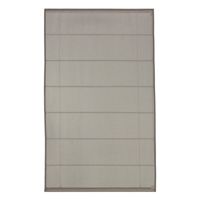 VIEWTEX Tenda pacchetto steccata a rete Grigio 90 x 250cm - Made in Europe - 5 anni di garanzia