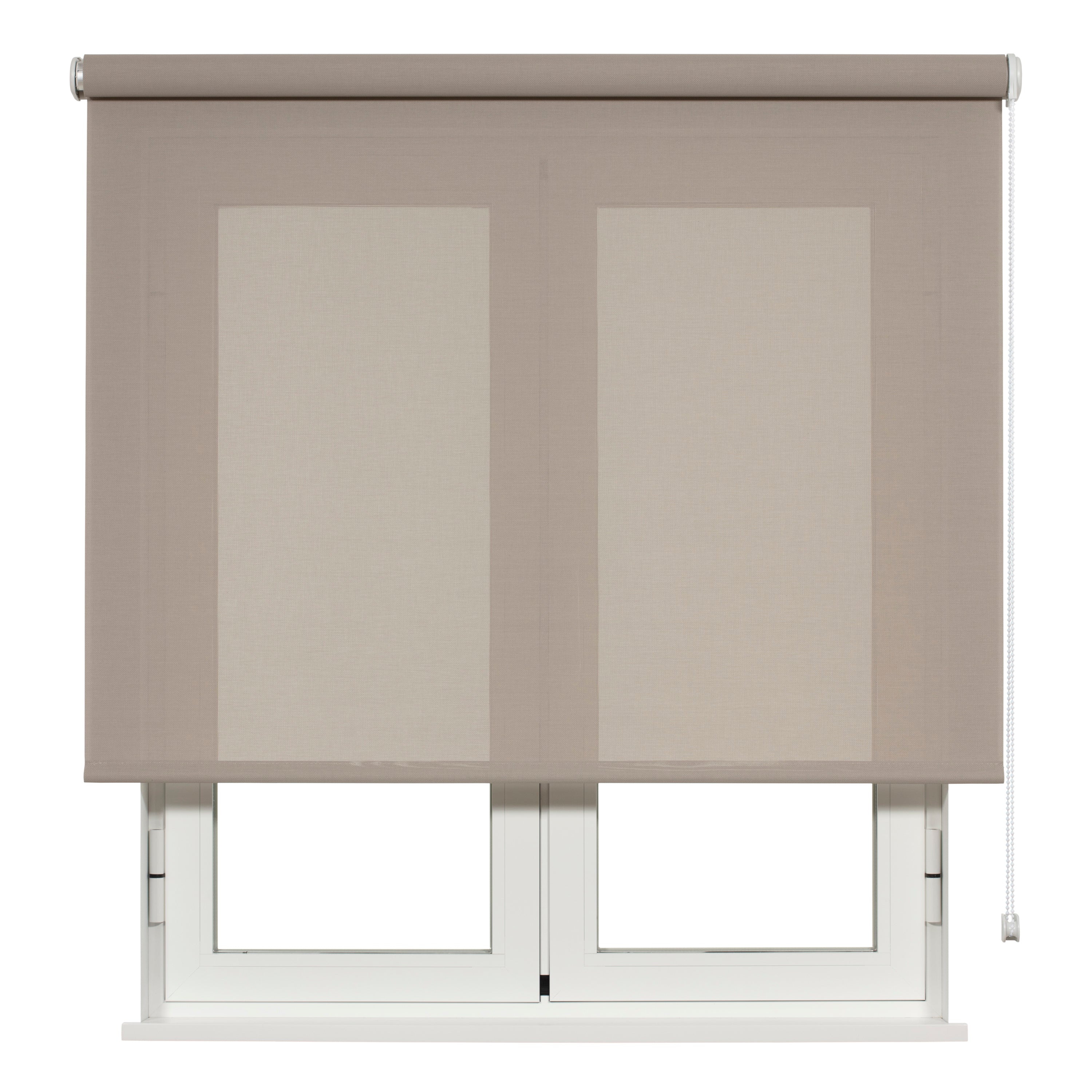 VIEWTEX Tenda a rullo Screen  10% Grado di apertura pebble 150 x 250 cm - Made in Europe - 5 anni di garanzia