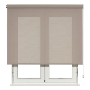 VIEWTEX Tenda a rullo Screen  10% Grado di apertura pebble 75 x 250 cm - Made in Europe - 5 anni di garanzia