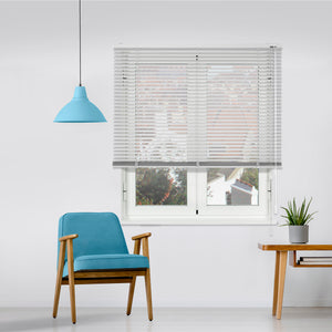 Veneziana in alluminio 25mm 135 X 250cm colore bianco, Made in Europe