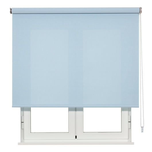 VIEWTEX Tenda a rullo Screen apertura 1% bianco turchese 150 X 250cm - Made in Europe - 5 anni di Garanzia
