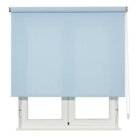 VIEWTEX Tenda a rullo Screen apertura 1% bianco turchese 90 X 250cm - Made in Europe - 5 anni di Garanzia