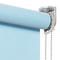 VIEWTEX Tenda a rullo Screen apertura 1% bianco turchese 130 X 250cm - Made in Europe - 5 anni di Garanzia