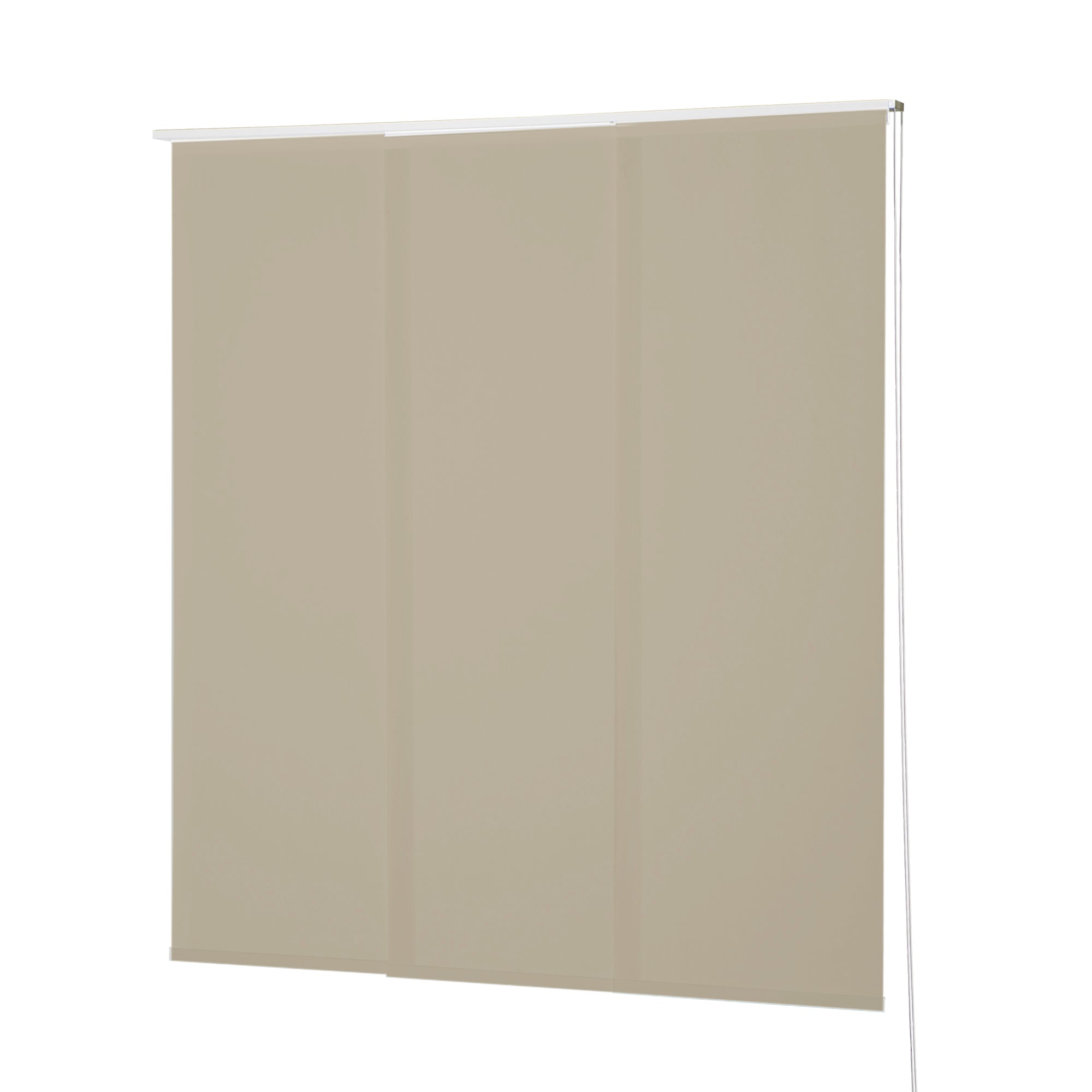 VIEWTEX Kit di pannelli giapponese (binario e pannelli) Screen - Grado di apertura 10% - Linen Sabbia 144 cm - Made in Europe - 5 anni di garanzia