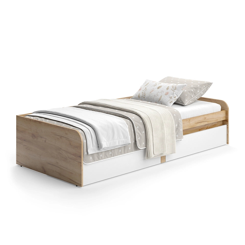 Vicco Letto per bambini Bianco/Artisan 90x200 cm Senza materasso