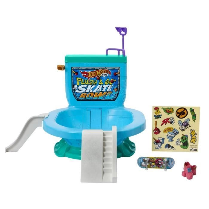 Hot Wheels Skate-Push the Flush: Let's Go!-Scatola per tastiera HXL16