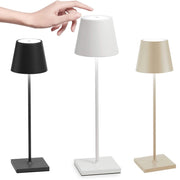 Lampada Tavolo Led Senza Fili Ricaricabile Usb Per Interno Esterno Luce Calda         