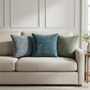 Federa 2 pz HEERLEN Azzurro 40 x 40 cm Tessuto Chenille 908506