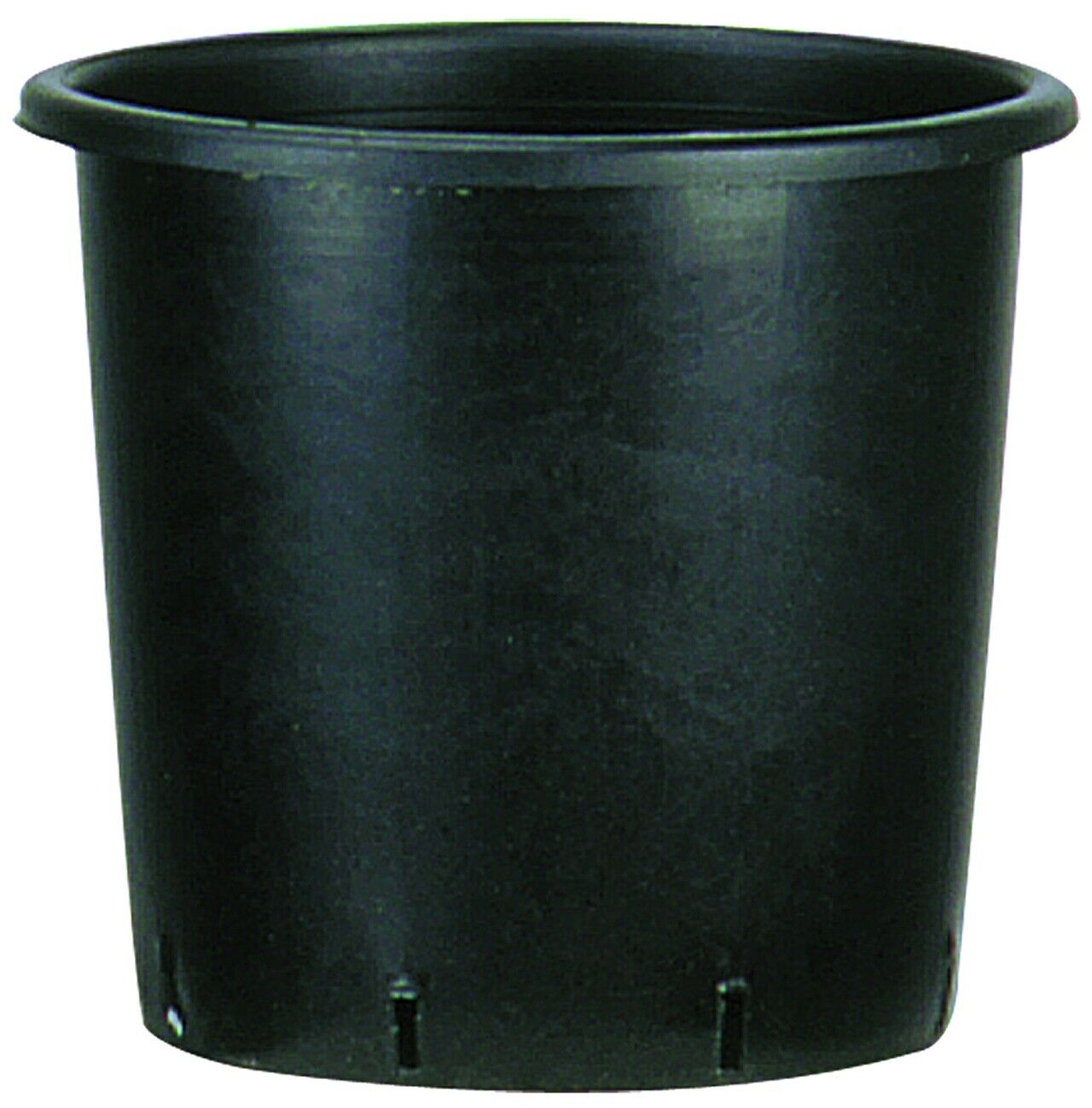 VASO VIVAIO, VASO DA COLTIVAZIONE, VASO IN PLASTICA 9,5 LT 24X24H VASO NERO