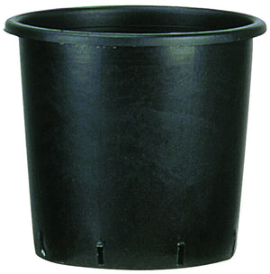 VASO VIVAIO, VASO DA COLTIVAZIONE, VASO IN PLASTICA 9,5 LT 24X24H VASO NERO