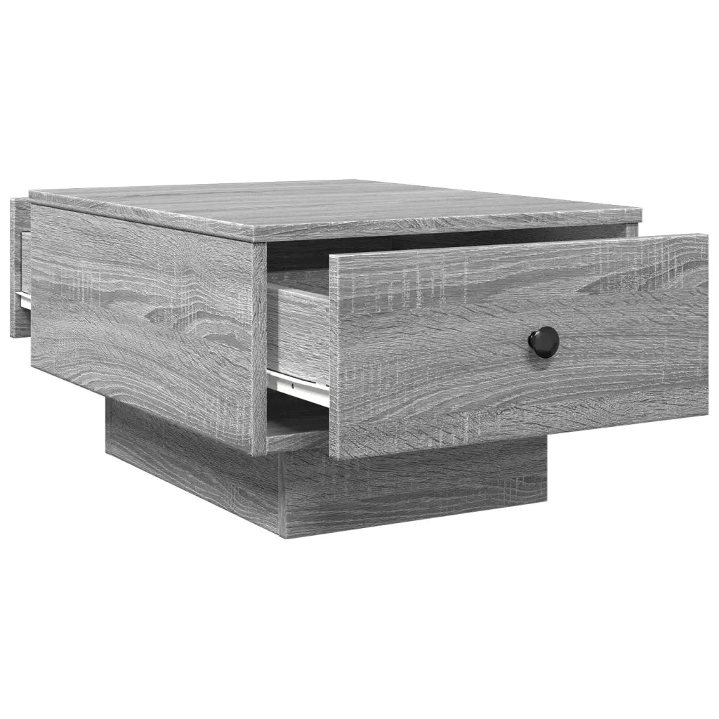 Tavolino Salotto Grigio Sonoma 60x45x31 cm Legno Multistrato 848085