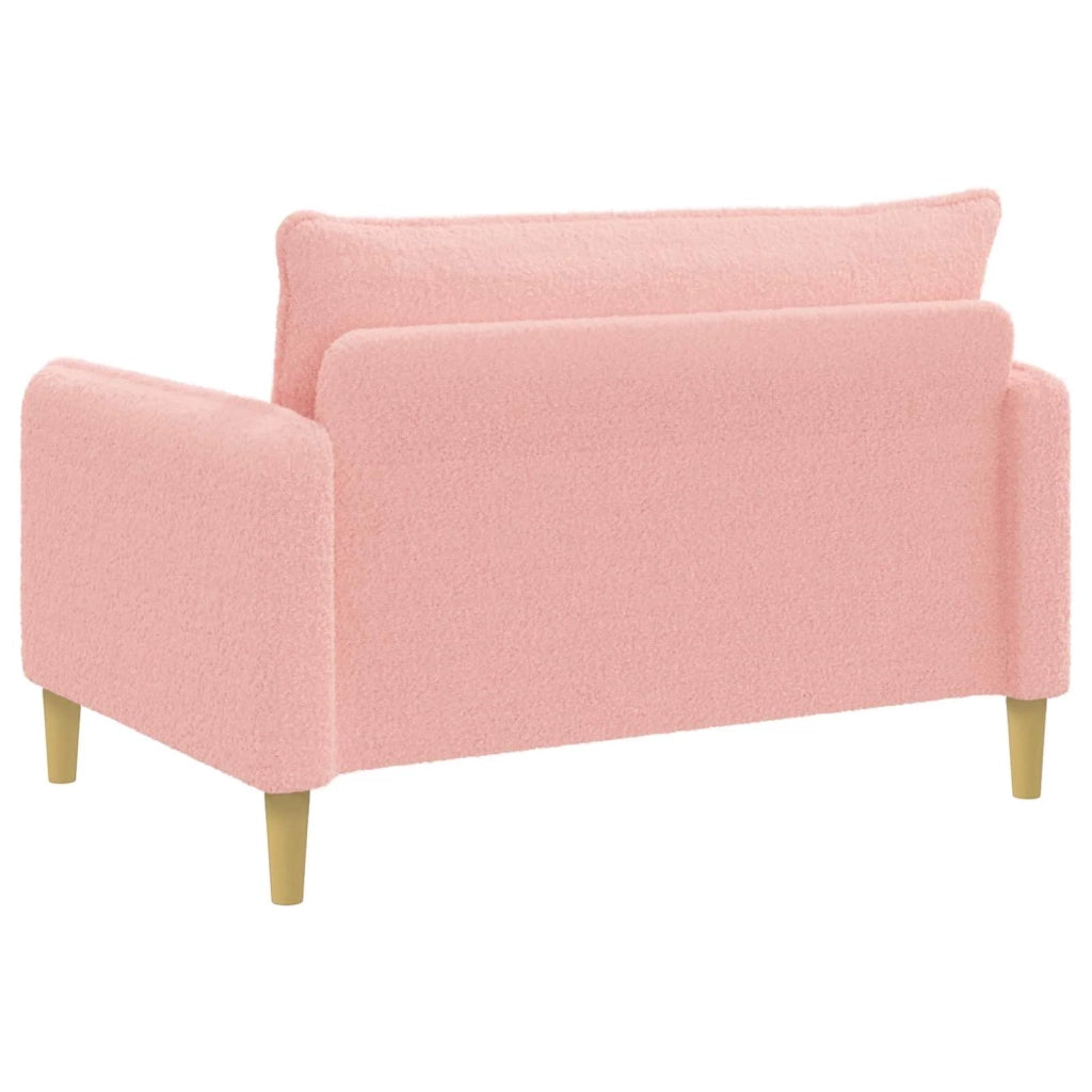 Poltrona XXL Rosa Bouclé 42043564