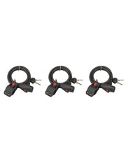 Set di 3 antifurti Twisty a chiave, cavo in acciaio Ø 8 mm, lunghezza 1,50 m, 2 chiavi – THIRARD