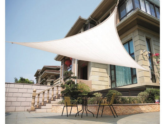 vela ombreggiante triangolare col. bianco mt. 3x3x3 cod:ferx.vit52066