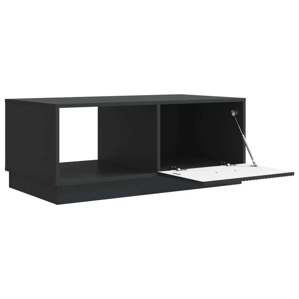 Tavolino da salotto Nero 90 x 50 x 37 cm Legno ingegnerizzato