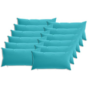 Federa 12 pcs HEERLEN Turchese 40 x 80 cm Poliestere 910053