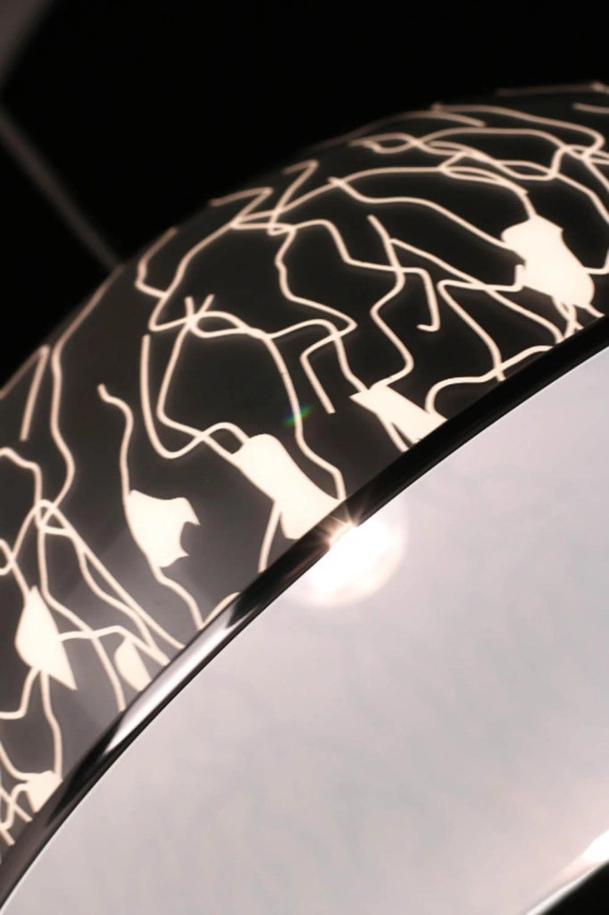 Lampada a sospensione Lampex Anja Ø38 bianca E27 in PVC