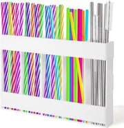 Organizzatore per canne di vetro riciclabile in acrilico per porte di cucina e lavabo - Bianco - Organizzatore per canne con adesivo a doppia faccia
