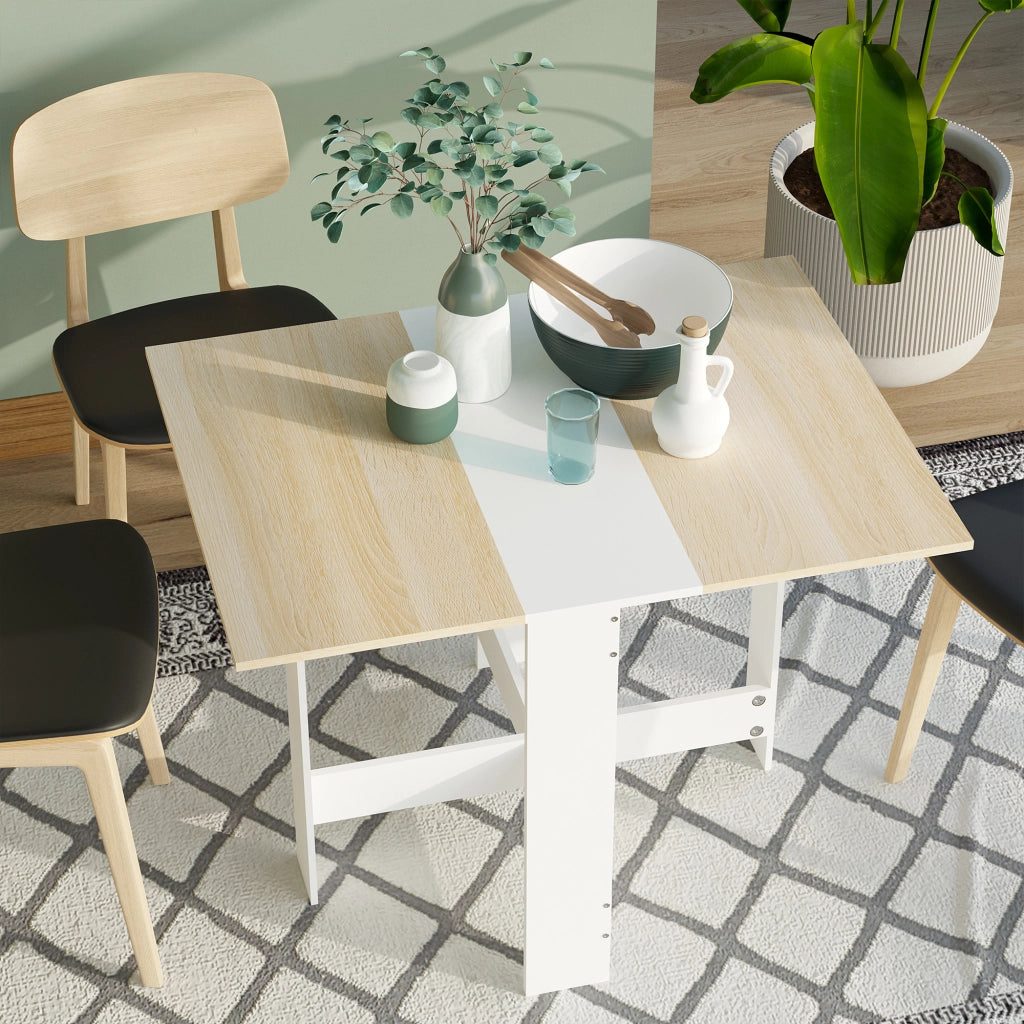 Tavolo pieghevole da pranzo ¨C zephmum ¨C 103x76x73,5cm legno