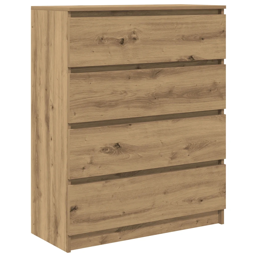Credenza Rovere Artigianale 80x35x99 cm in Legno Multistrato 3328488
