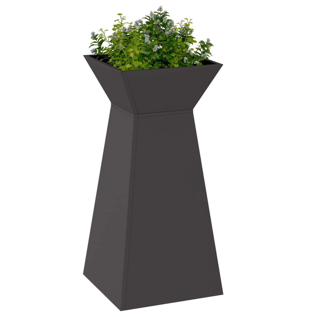 Supporto per Piante Nero Plastica 35 x 35 x 73 cm Fioriere