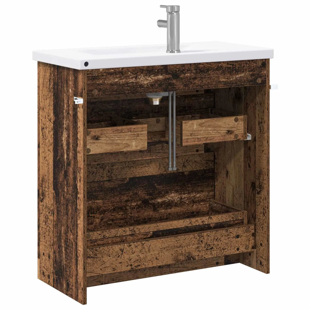 Set di mobili per il bagno Legno antico 81 x 40 x 84,5 cm 3404272