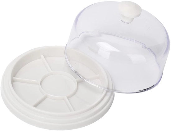 Cassa orologio impermeabile - Cassa orologio per la conservazione - Dimensione portatile - 6 contenitori - Plastica - 10,2 x 6,5 x 9,4 cm - Cassa orologio per la conservazione