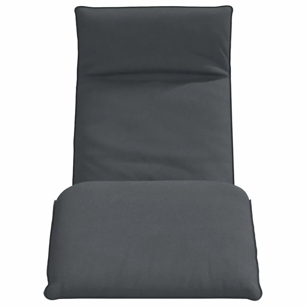 Lettino Pieghevole Antracite 175x54x8,5 cm in Tessuto Oxford 4019746