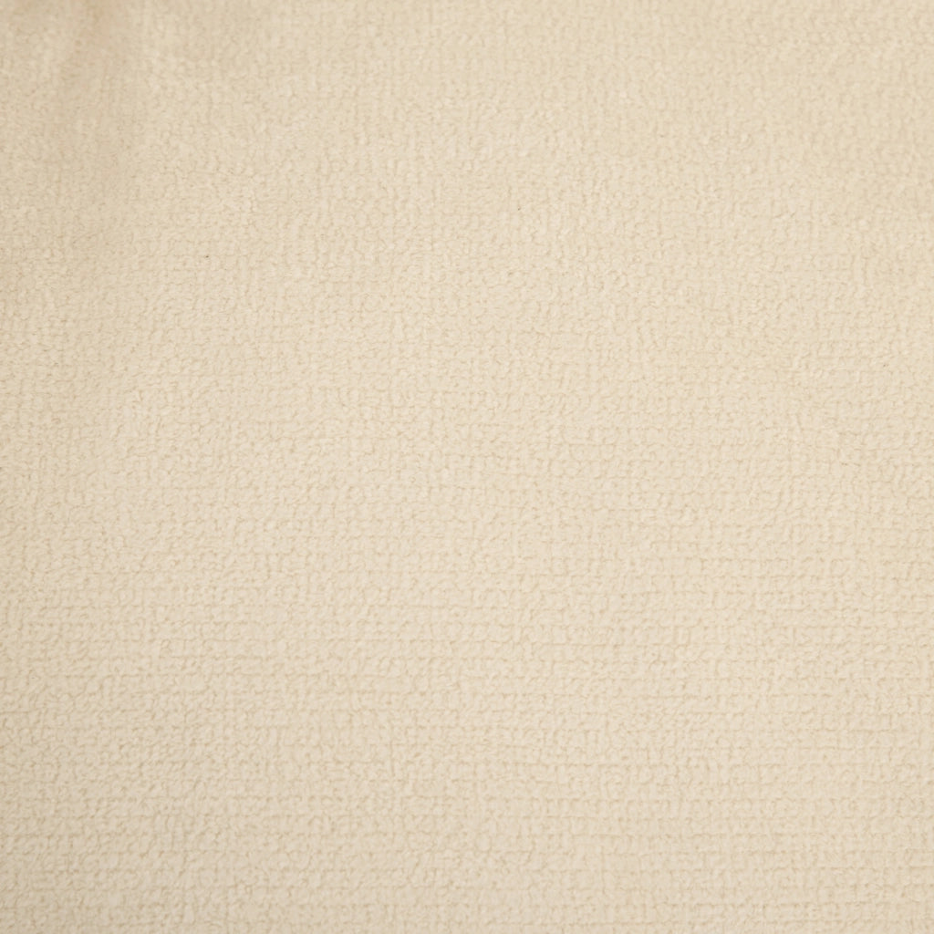 Divano a 2 posti in ciniglia con cuscini e seduta profonda, memory foam, Beige