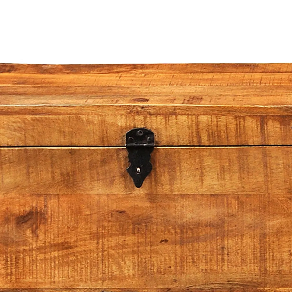 Casse di Stoccaggio 2 pz in Legno Ruvido di Mango CFW8294317