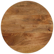 Piano per Tavolo | Superficie Tavolo | Piano Scrivania ? 40x2,5cm Rotondo in Legno Massello di Mango