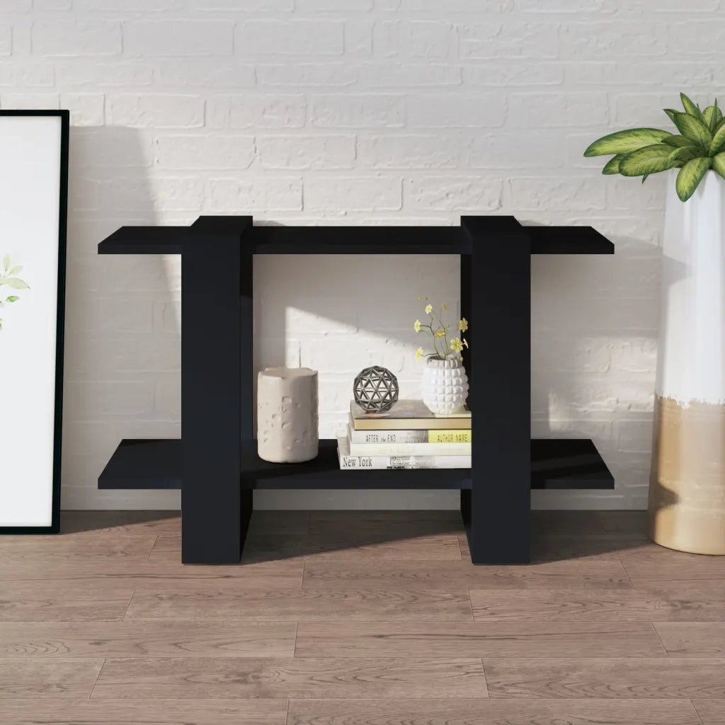 Libreria/Divisorio Nero 80x30x51 cm 811593