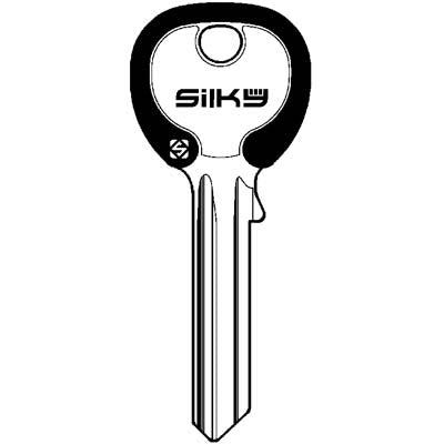 CHIAVE PIATTA YALE YA31DZ SILKY SILCA - OTTONE NICHELATO- 100 pezzi