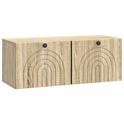 Mobile Porta TV da Muro-Credenza per TV sospesa Rovere Sonoma 78,5 x 31 x 30 cm 717969