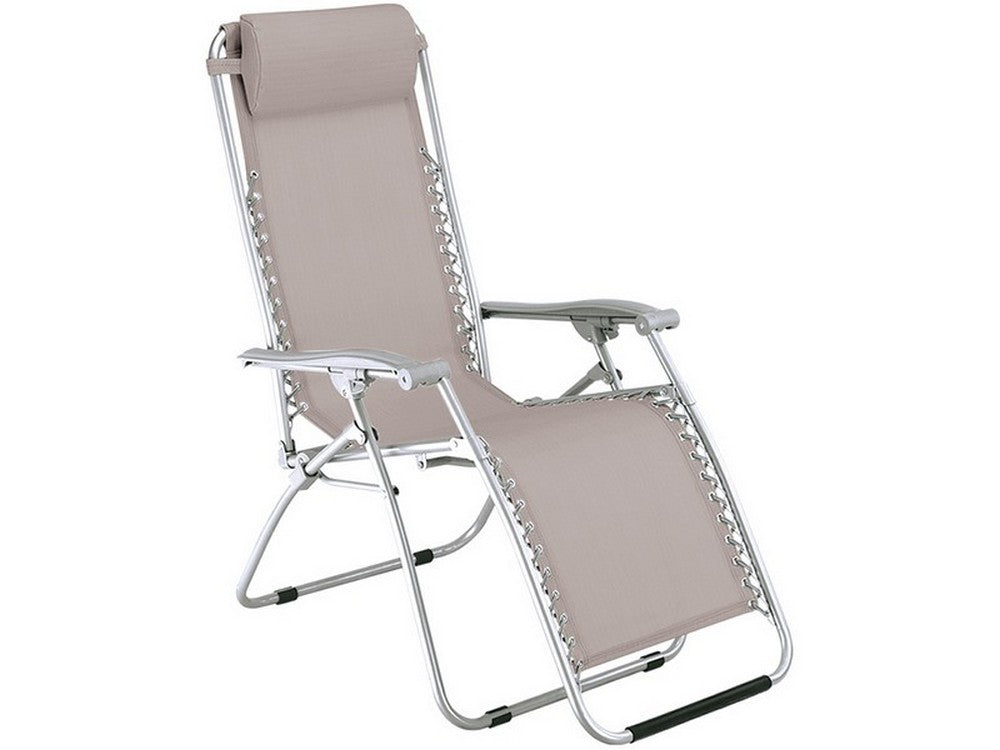 sdraio reclinabile virtus cm. 65x90/165x113 h col. ecr¨ cod:ferx.vit43755