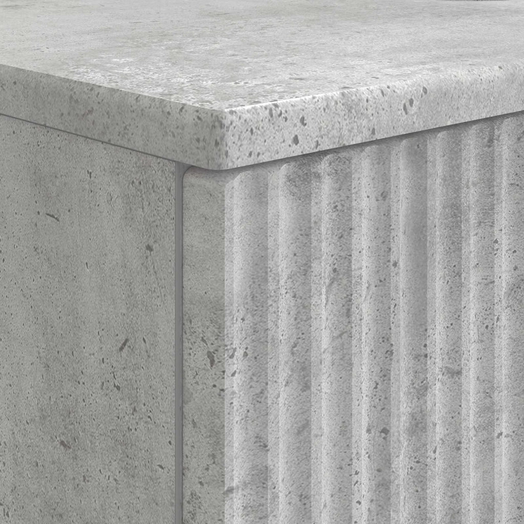 Armadio per Lavabo da Bagno HOORN Grigio Cemento 897238