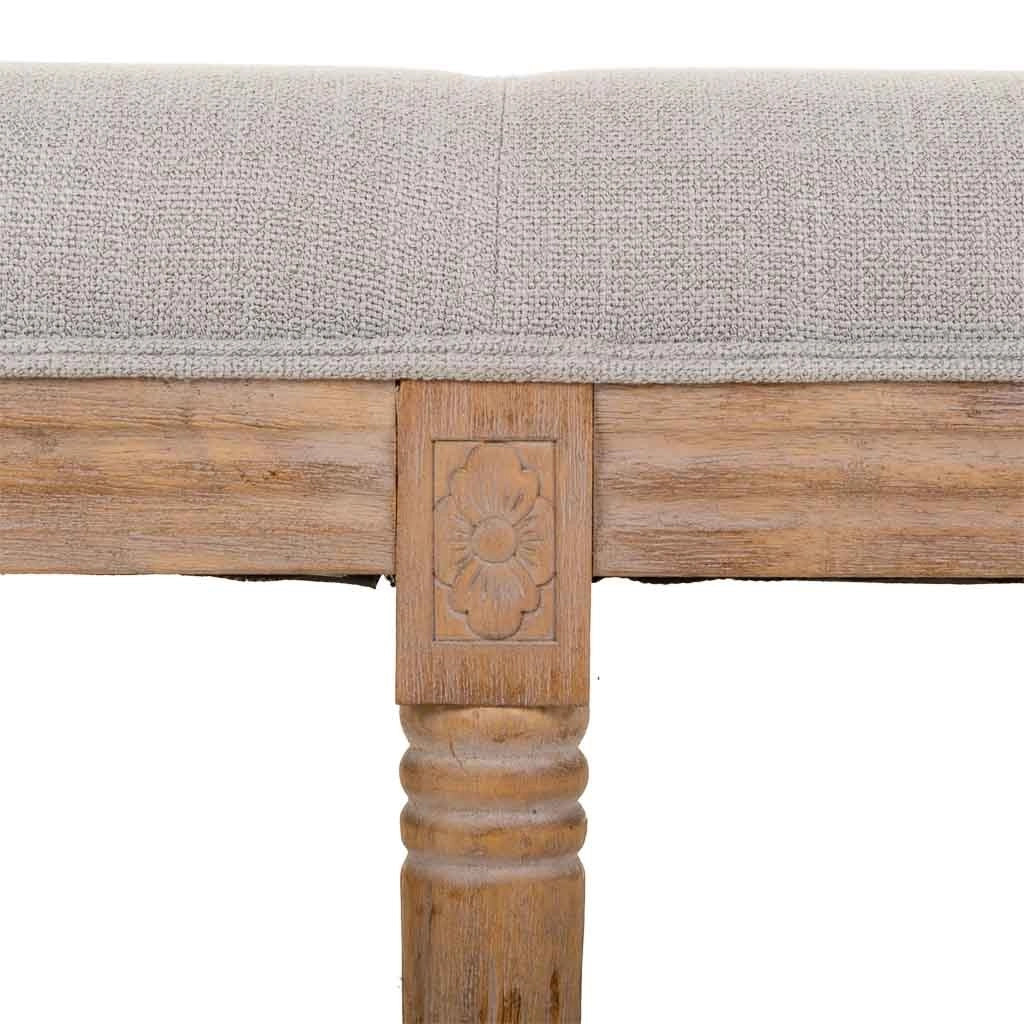 Panchina in legno marrone 122x41x48