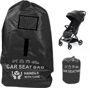 Tas universale per passeggino, seggiolino, passeggino, borsa da viaggio pieghevole, grande borsa di stoccaggio per passeggino, sedile auto, sedia a rotelle, impermeabile, nero, borsa da viaggio
