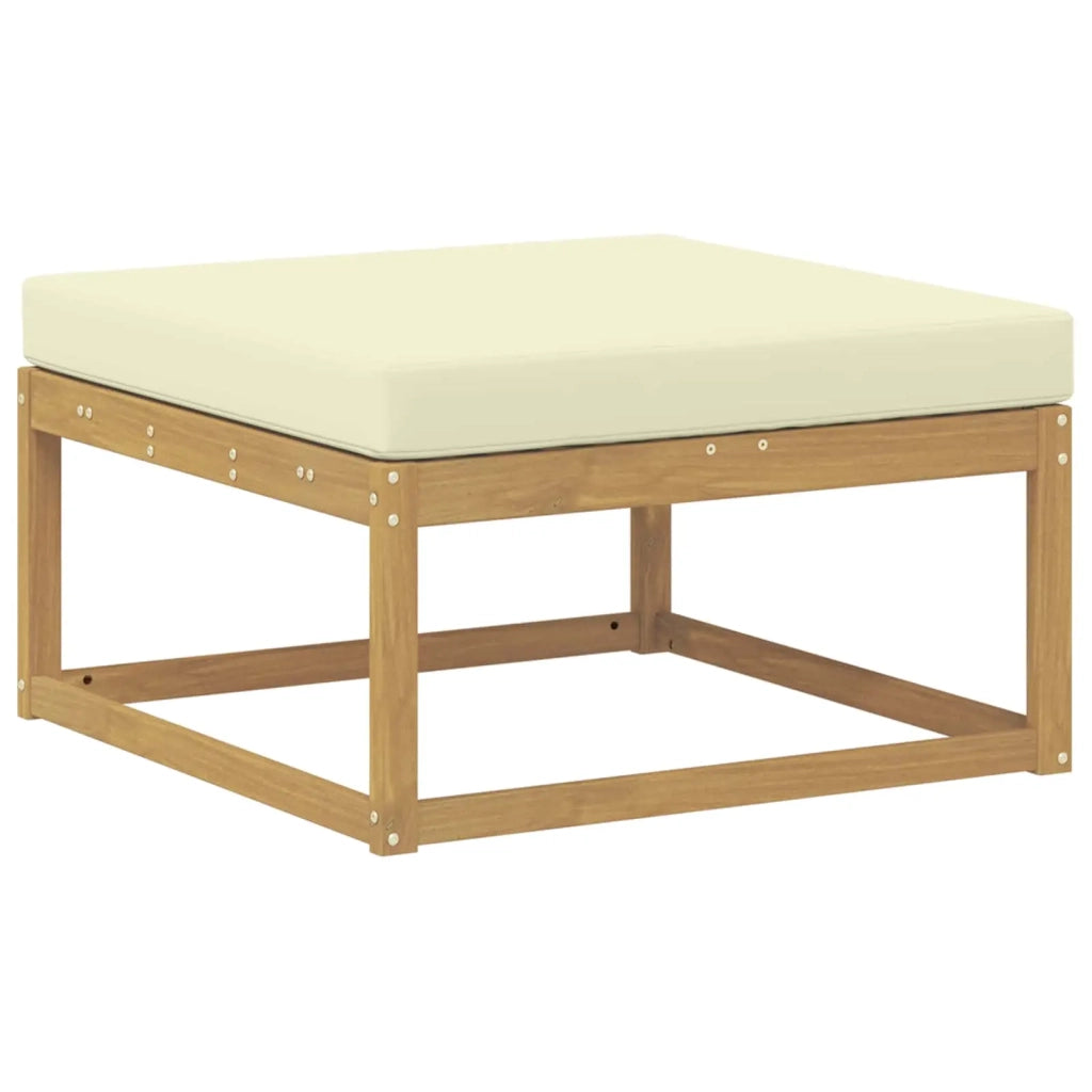 Poggiapiedi da Esterno Poliestere Bianco CFW3132874