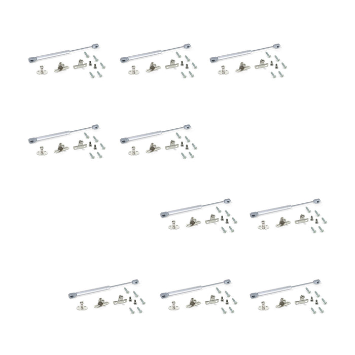 Pistone a gas H con agganci per ante per pensili