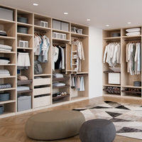 Emuca Porta pantaloni estraibile, Destra, Verniciato moka, Acciaio e Tecnoplastica, 1 u.