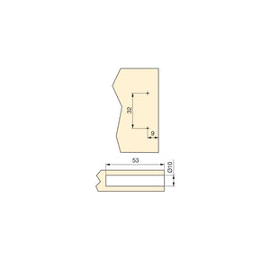 Emuca Pistone per porta a battente Minidamp 2, Chiusura soft, Acciaio, Grigio, 10 u.