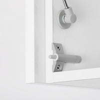 Emuca Pistone per porta a battente Minidamp 2, Chiusura soft, Acciaio, Grigio, 10 u.